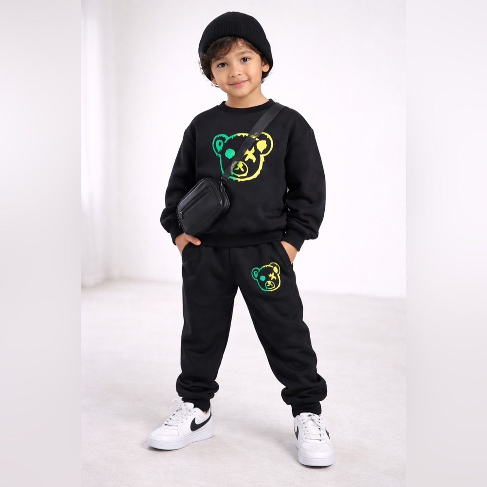 SHEIN Toddler Boys Black Skinny Pants Size 6‎ Long | Stretch Jogger Jeggings